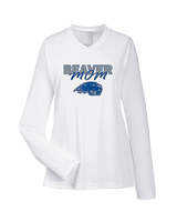 Pratt Community College Flag Football Mom - Womens Performance Longsleeve