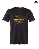 Pride Basketball 21 Eat Sleep Breathe - Mens Adidas Performance Shirt