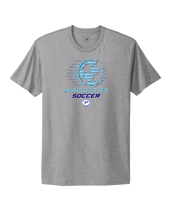 Pueblo HS Boys Soccer Ball - Mens Select Cotton T-Shirt