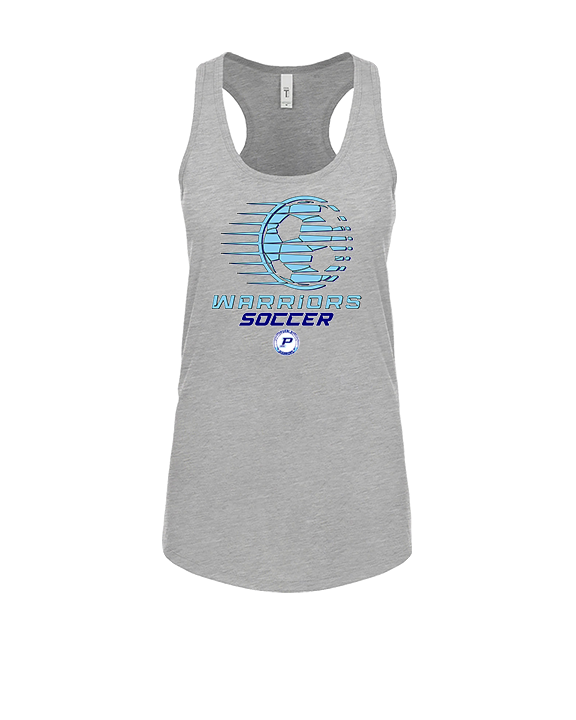 Pueblo HS Boys Soccer Ball - Womens Tank Top