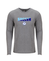 Pueblo HS Boys Soccer Cut - Tri-Blend Long Sleeve