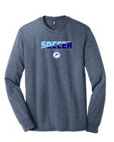 Pueblo HS Boys Soccer Cut - Tri-Blend Long Sleeve