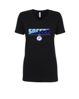Pueblo HS Boys Soccer Cut - Womens Vneck