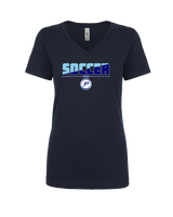 Pueblo HS Boys Soccer Cut - Womens Vneck
