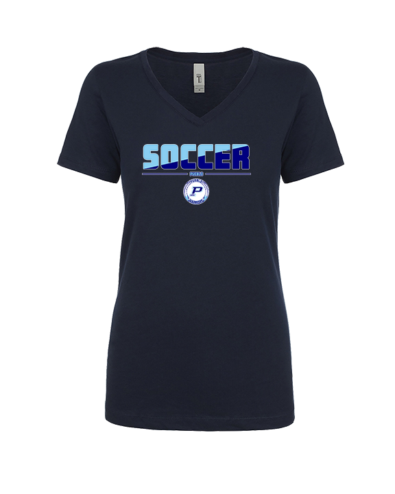 Pueblo HS Boys Soccer Cut - Womens Vneck