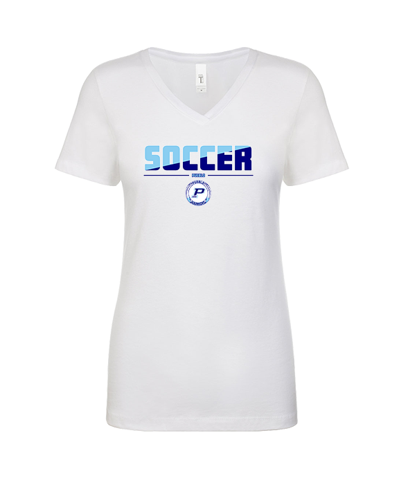 Pueblo HS Boys Soccer Cut - Womens Vneck