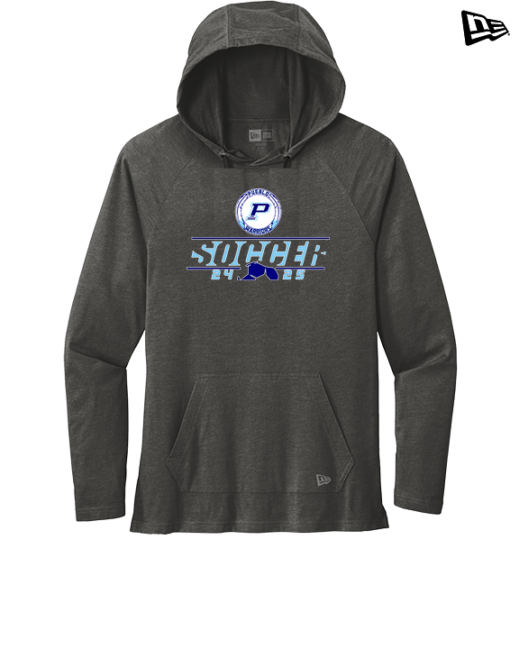 Pueblo HS Boys Soccer Lines - New Era Tri-Blend Hoodie