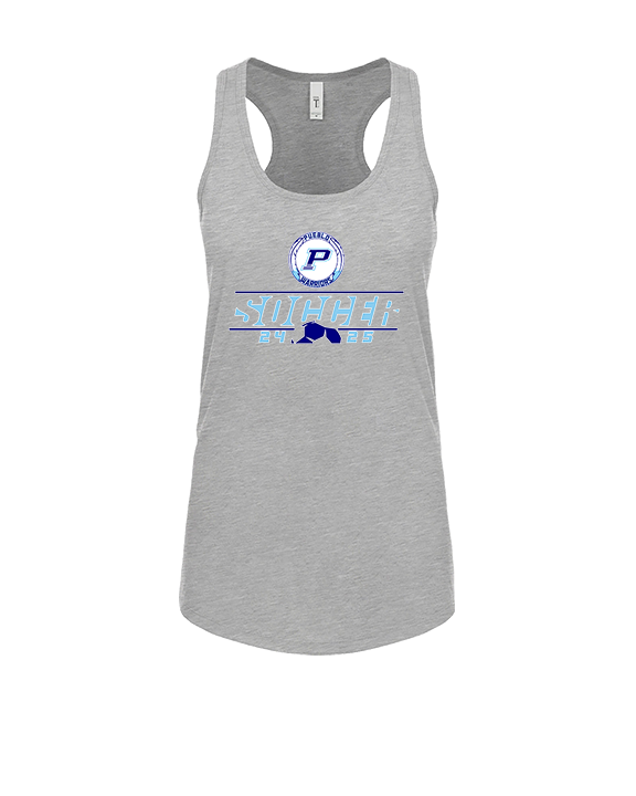 Pueblo HS Boys Soccer Lines - Womens Tank Top