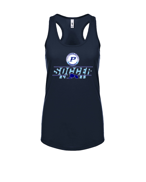 Pueblo HS Boys Soccer Lines - Womens Tank Top