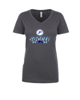Pueblo HS Boys Soccer Lines - Womens Vneck
