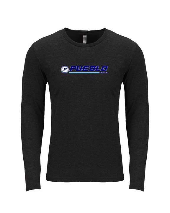 Pueblo HS Boys Soccer Switch - Tri-Blend Long Sleeve