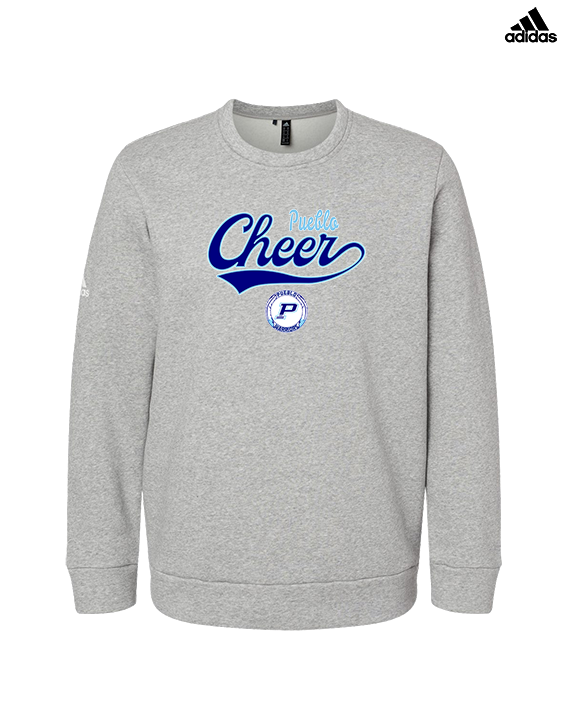 Pueblo HS Cheer Banner - Mens Adidas Crewneck