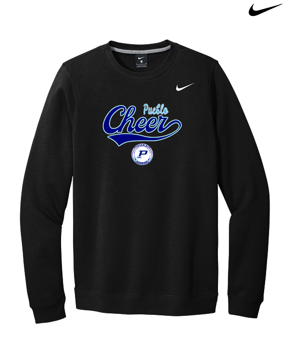 Pueblo HS Cheer Banner - Mens Nike Crewneck