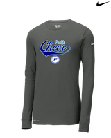 Pueblo HS Cheer Banner - Mens Nike Longsleeve