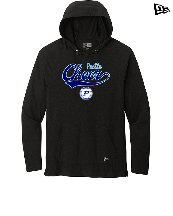 Pueblo HS Cheer Banner - New Era Tri-Blend Hoodie