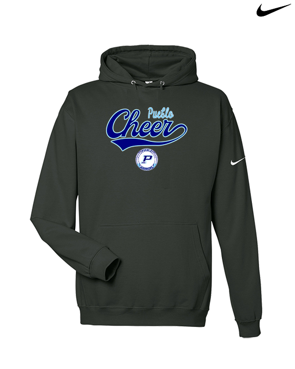 Pueblo HS Cheer Banner - Nike Club Fleece Hoodie
