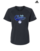 Pueblo HS Cheer Banner - Womens Adidas Performance Shirt