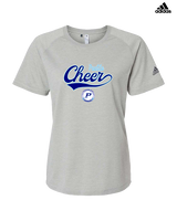 Pueblo HS Cheer Banner - Womens Adidas Performance Shirt