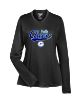 Pueblo HS Cheer Banner - Womens Performance Longsleeve