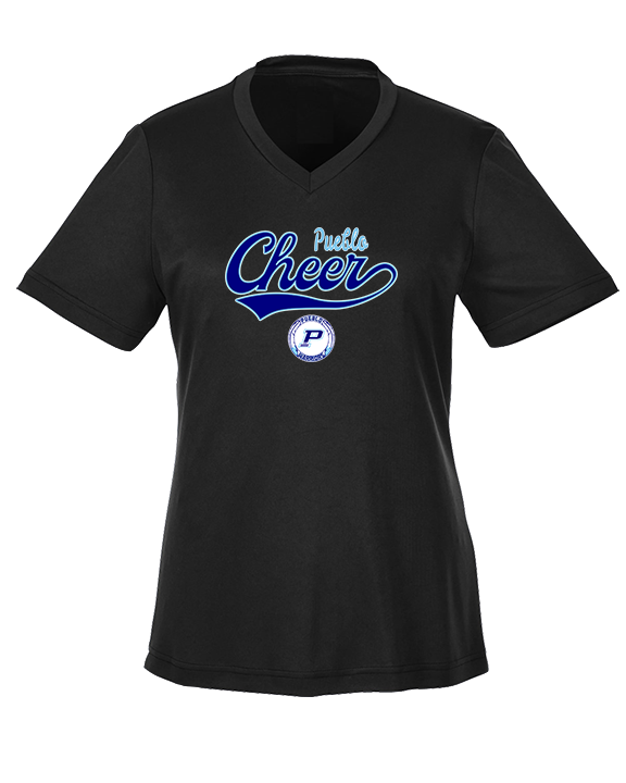 Pueblo HS Cheer Banner - Womens Performance Shirt