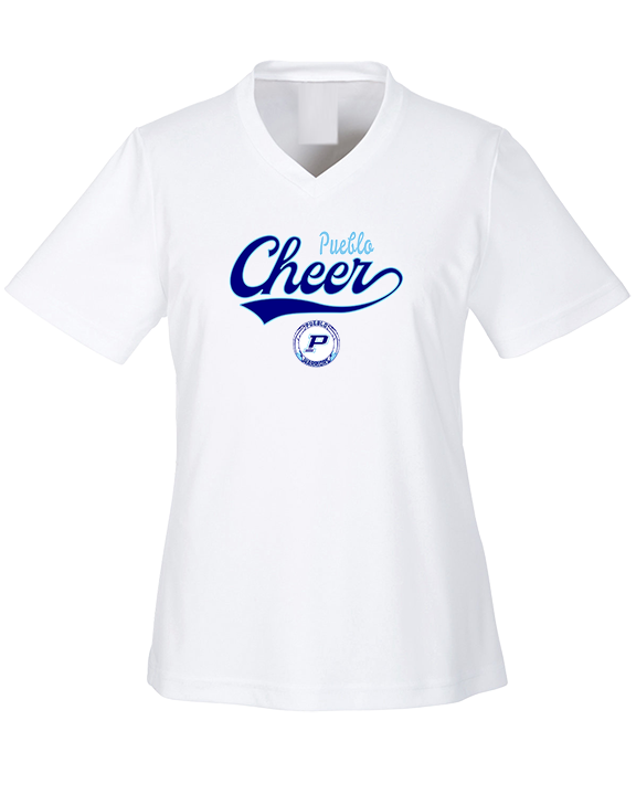 Pueblo HS Cheer Banner - Womens Performance Shirt