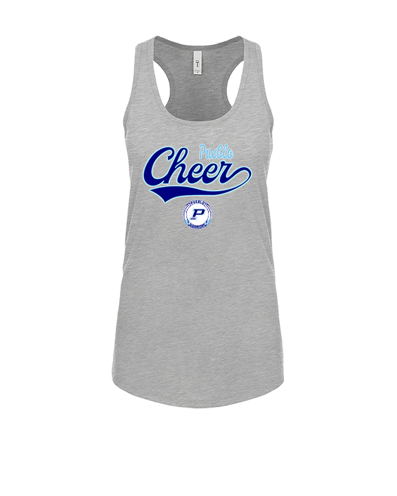 Pueblo HS Cheer Banner - Womens Tank Top