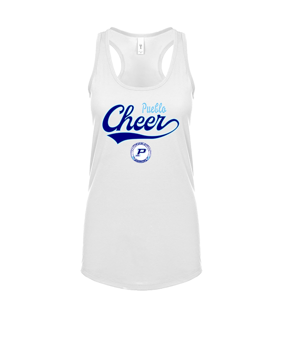 Pueblo HS Cheer Banner - Womens Tank Top