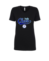 Pueblo HS Cheer Banner - Womens Vneck