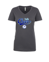 Pueblo HS Cheer Banner - Womens Vneck
