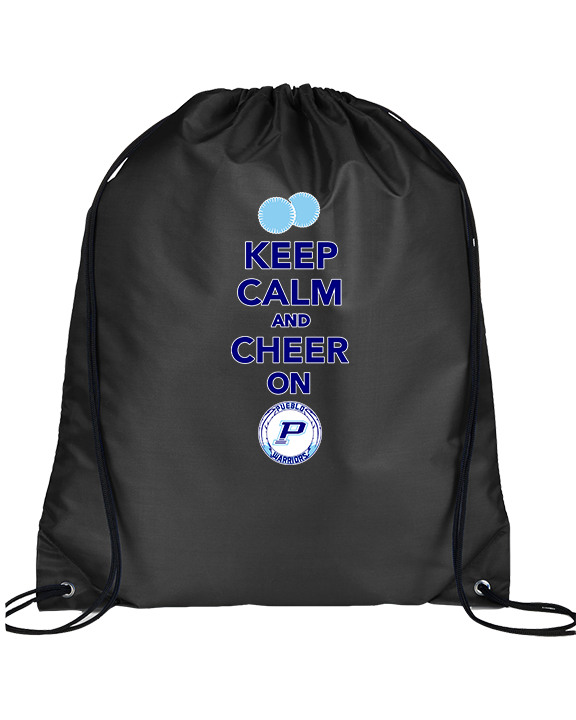 Pueblo HS Cheer Keep Calm - Drawstring Bag