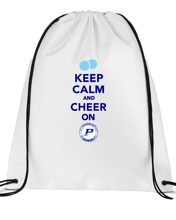 Pueblo HS Cheer Keep Calm - Drawstring Bag
