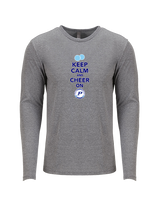 Pueblo HS Cheer Keep Calm - Tri-Blend Long Sleeve