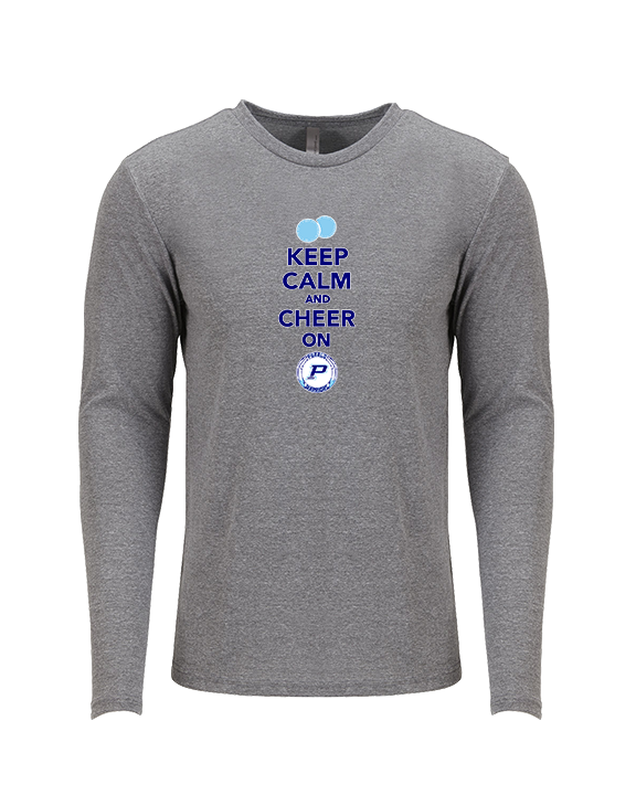 Pueblo HS Cheer Keep Calm - Tri-Blend Long Sleeve