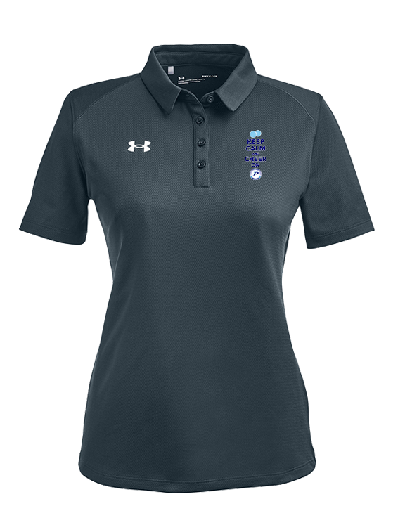 Pueblo HS Cheer Keep Calm - Under Armour Ladies Tech Polo