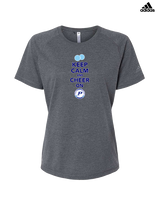 Pueblo HS Cheer Keep Calm - Womens Adidas Performance Shirt