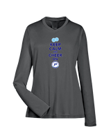 Pueblo HS Cheer Keep Calm - Womens Performance Longsleeve