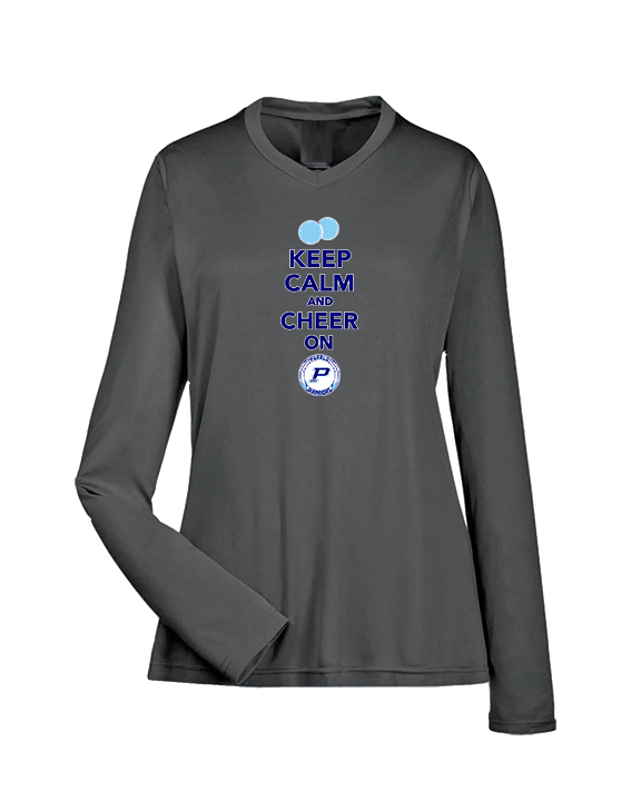 Pueblo HS Cheer Keep Calm - Womens Performance Longsleeve