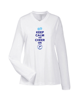 Pueblo HS Cheer Keep Calm - Womens Performance Longsleeve