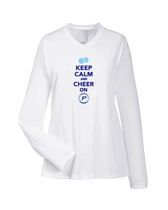 Pueblo HS Cheer Keep Calm - Womens Performance Longsleeve