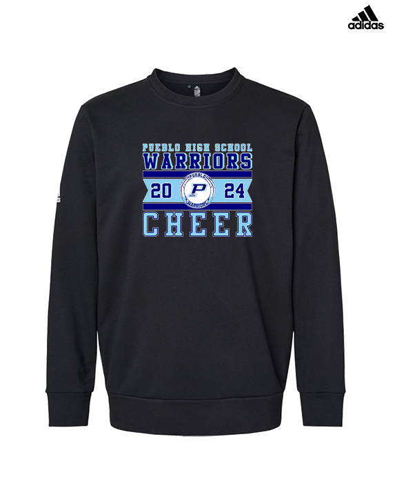 Pueblo HS Cheer Stamp - Mens Adidas Crewneck