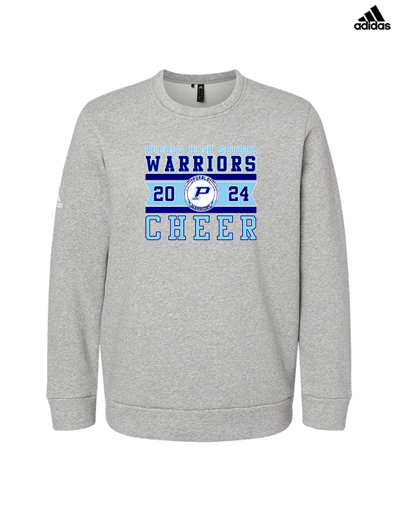 Pueblo HS Cheer Stamp - Mens Adidas Crewneck