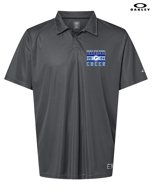 Pueblo HS Cheer Stamp - Mens Oakley Polo