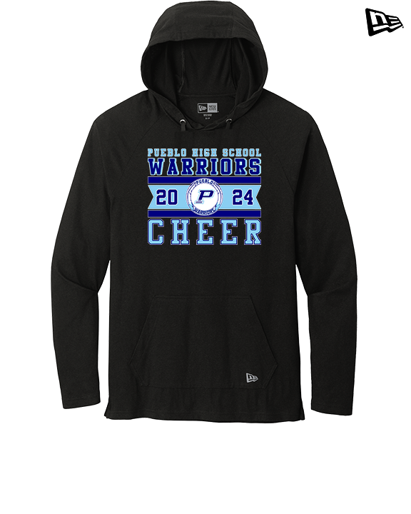 Pueblo HS Cheer Stamp - New Era Tri-Blend Hoodie