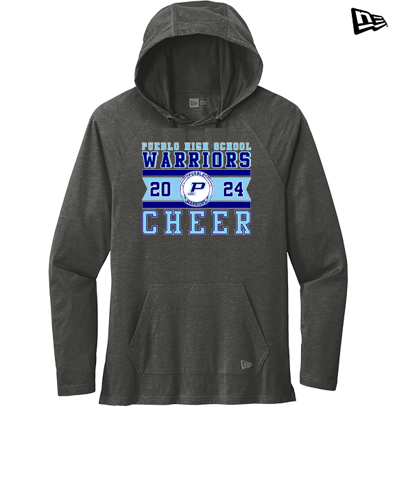 Pueblo HS Cheer Stamp - New Era Tri-Blend Hoodie
