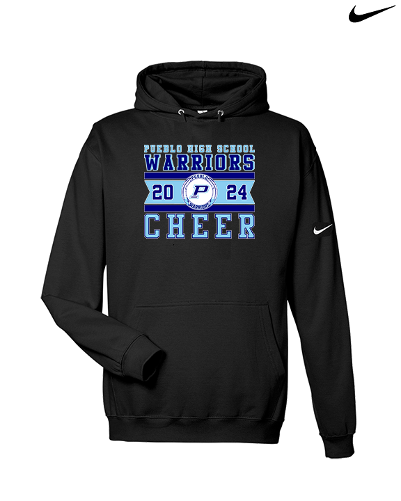 Pueblo HS Cheer Stamp - Nike Club Fleece Hoodie