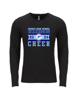 Pueblo HS Cheer Stamp - Tri-Blend Long Sleeve