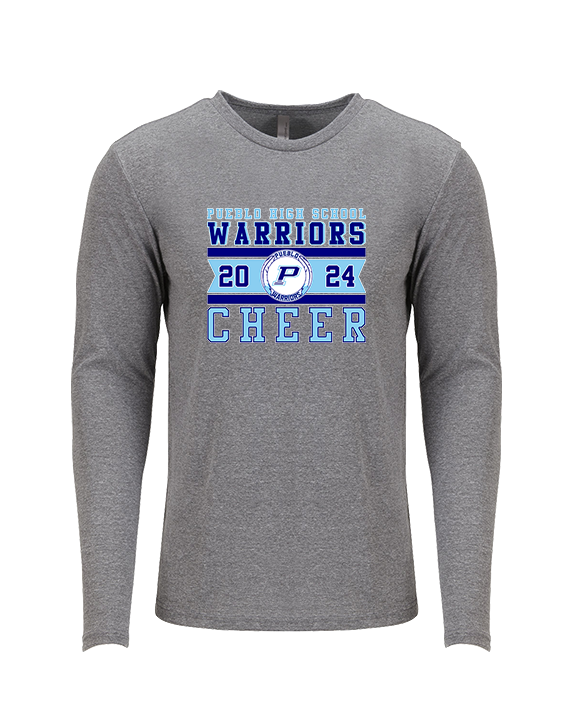 Pueblo HS Cheer Stamp - Tri-Blend Long Sleeve