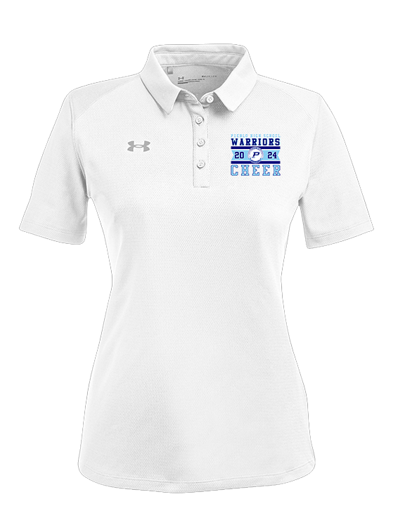 Pueblo HS Cheer Stamp - Under Armour Ladies Tech Polo