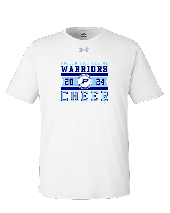Pueblo HS Cheer Stamp - Under Armour Mens Team Tech T-Shirt