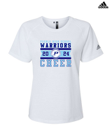 Pueblo HS Cheer Stamp - Womens Adidas Performance Shirt